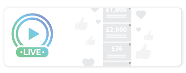 Live Pledges & Total Display